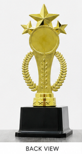 •Premium plastic trophy for successful event management. - Product Image 3