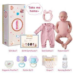 Poupée Reborn Bébé Fille Réaliste Babeside RTS Lucy 20 Pouces, Corps en Tissu Doux, Expédition Rapide 3-7 Jours - Product Image 4