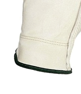 HOLY SIGNS INTERNATIONAL Sheep Grain Leather Durable Safety <b>Driver</b> Work <b>Gloves</b> Strap EN420 Certified Breathable Elastic Wristlet - Product Image 5