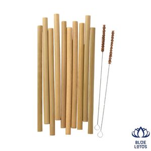 Pajitas de Bambú Reutilizables Ecológicas Altamente Recomendadas, Juego de Pajitas para Beber con Cepillo de Limpieza, Venta al por Mayor para Exportación - Product Image 1