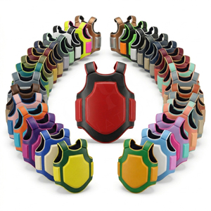 Protector de Pecho de Alta Resistencia con Logotipo Personalizado para Artes Marciales, Chaleco de Entrenamiento para Kickboxing, MMA, Karate, Taekwondo - Product Image 1