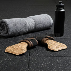 Poignées de musculation de qualité supérieure, confortables, en cuir, pour l'entraînement de force et l'utilisation en salle de sport - Product Image 4