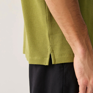 Camiseta Polo Informal de Color Sólido, Transpirable, de Punto, Corte Regular, Precio de Fábrica, Fabricación Profesional, Camiseta Polo para Hombre - Product Image 5