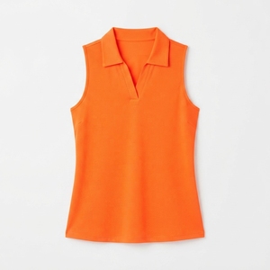 Camiseta de Polo de Golf sin Mangas Personalizada para Mujer, UPF 50+, Secado Rápido, Poliéster, Top Deportivo de Tenis, Camiseta Deportiva de Alto Rendimiento - Product Image 4