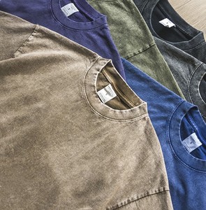 เสื้อยืดลายกราฟิกแบบกำหนดเองสำหรับผู้ชาย พิมพ์ลายซิลค์สกรีน สไตล์วินเทจ ลุคทำสีซีดแบบย้อนยุค ทรงโอเวอร์ไซส์ - Product Image 2