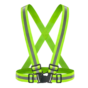 Ceinture réfléchissante haute visibilité avec poche pour téléphone, pour la course nocturne et le cyclisme, équipement de sécurité, bande élastique réglable - Product Image 3