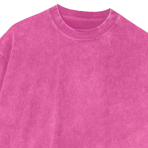 Camiseta Extra Grande de Algodón Grueso con Lavado Vintage para Hombre, Estilo Urbano, Camiseta Lisa de Primera Calidad, Unisex, Personalizable con Logotipo OEM - Product Image 3