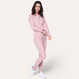 Conjuntos de Uniformes Médicos Gloriousln de Diseño Personalizado, Tejidos Antiarrugas, de Poliéster/Rayón/Spandex, Manga Larga, para Enfermeras, Uso Hospitalario - Product Image 3