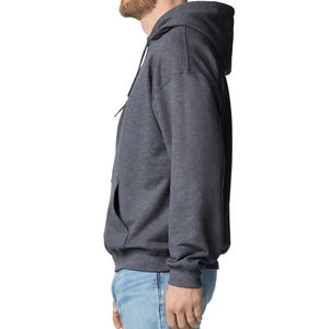 Sweat-shirts pour hommes 100% coton, teinture unie, OEM ODM, vêtements personnalisables pour la vente en gros, design de style streetwear de haute qualité - Product Image 3