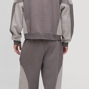 Conjunto Deportivo para Hombre, Gris, con Capucha, Manga Larga, Corte Regular, Sudadera y Pantalones Casuales, Cierre con Cordón, 100% Poliéster Transpirable - Product Image 4