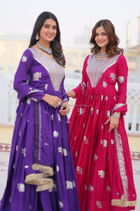 2024 femmes décontracté travail parole longueur tissé robe col rond lourd 3mm séquence broderie longue fantaisie mariage solide lavable - Product Image 6