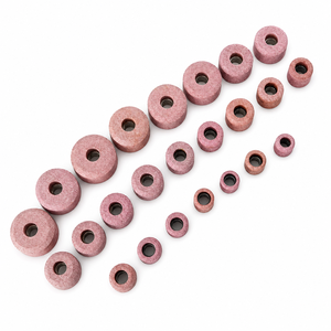 Jeu de meules roses pour sièges de soupape Sioux, 24 pièces, support de pierre, entraînement étoile 11/16, modèle Delhi 155243804049 - Product Image 2