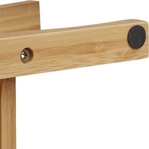 Support à vin en bois naturel pour comptoir, 3 niveaux, courbé, pour bouteilles, présentoir, rangement, organisateur, pour la maison, bar, restaurant, vente en gros - Product Image 3