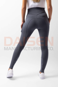 Leggings de equitación para mujer con agarre de silicona, pantalones de montar elásticos, ligeros y transpirables, ropa de equitación ajustada - Product Image 2