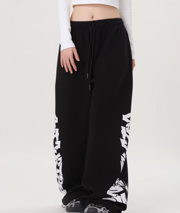 Pantalones Deportivos Casuales de Moda para Hombre y Mujer, Pantalones Deportivos de Pierna Recta, Pantalones Deportivos para Baile Urbano, Pantalones Deportivos para Gimnasio, Pantalones Casuales con Estampado - Product Image 4