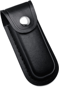 Handmade <b>Leather</b> <b>Pouch</b> Folding Knife Premium Pocket Blade <b>Leather</b> Storage Cover Wooden Handle Outdoor Everyday Utility <b>Tool</b> - Product Image 4