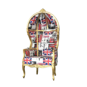 Chaises de trône modernes en bois massif or et argent pour hôtel, mobilier de mariage fabriqué en Indonésie - Product Image 4