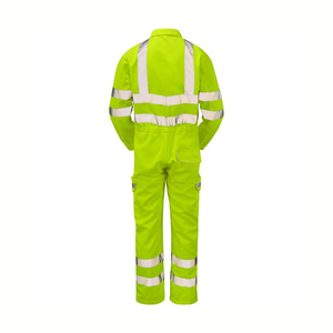 Combinaison de sécurité la plus vendue pour le travail industriel avec design réfléchissant LED étanche, respirante et personnalisable - Product Image 2
