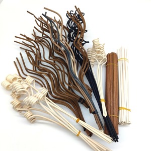 ขายดี ไม้หอมพรีเมียม รูปทรงดอกไม้หยักศก ทำจากเส้นใยหวาย  รับผลิตแบบ OEM ODM - Product Image 1