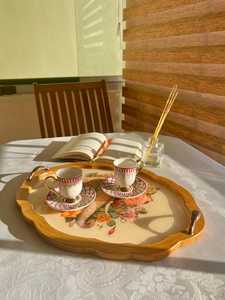 ถาดลายออกแบบรูปทรงไม่สมมาตร ถาดเก็บของในครัว ถาดเสิร์ฟสำหรับร้านอาหาร โดย UO INDIA - Product Image 4