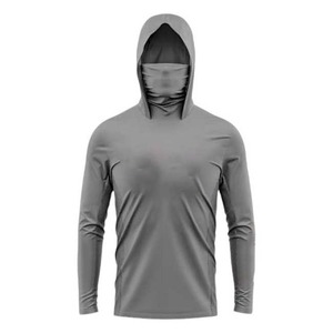 Camisetas con Capucha para Pescadores Activos - Protección UPF 50+, Impermeables, Transpirables, Antibacterianas, de Secado Rápido, Ropa Unisex para Adultos - Product Image 1