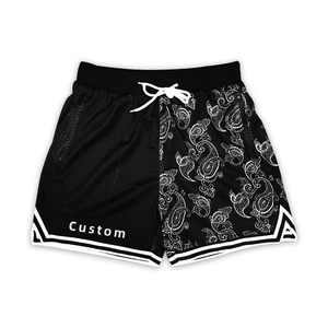 Pantalones cortos de malla transpirables para hombre, de verano, informales, con logotipo personalizado, precio de fábrica, hechos en Pakistán. - Product Image 5