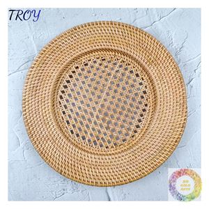 Handmade Rattan <b>Placemats</b> for Lunar New Year Tet Table Decor Natural Woven Mats for Family Celebration Settings - Product Image 3