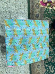 Artisan Made Kantha Stitch Bedcover Combining Heritage <b>Quilting</b> Techniques with Contemporary Cotton <b>Bedding</b> Designs - Product Image 1
