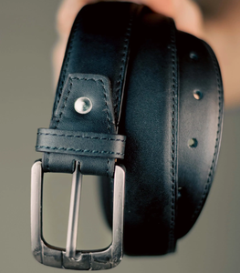 Cinturones de Cuero Vacuno Hechos a Mano de Alta Gama con Hebillas Automáticas de Acero al Carbono, Logotipo Personalizado, Estilo Casual - Product Image 3