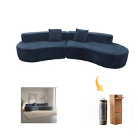 Designer Arc Sofa Vakuumkomprimiertes Modulares Sofa Moderne Wohnzimmermöbel mit Hochelastischem Schaumstoff zum Fabrikpreis