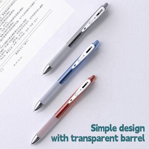 Yüksek kalite 0.5mm plastik jel klip basın kalem siyah kırmızı mavi dolma kalem nötr mürekkep ile öğrenciler ve sınavlar için - Product Image 3