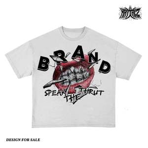 เสื้อยืดคัตแอนด์เซวสั่งตัดเย็บได้ 100% ผ้าฝ้าย พิมพ์ลายตามสั่ง หนานุ่ม สไตล์วินเทจ ไซส์พลัส ผู้ชาย แขนสั้น ทรงหลวม - Product Image 6