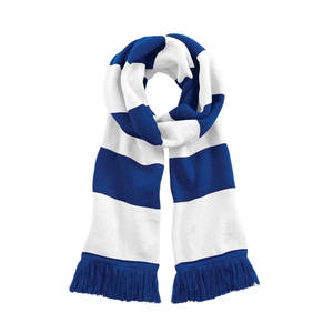 Nouvelle Écharpe de Supporter en Acrylique Tricoté Rayé de Qualité Supérieure avec Pompons, Modèle 2026, Idéale pour les Fans de Football - Product Image 6