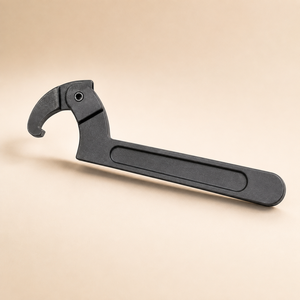 Adjustable Hook Wrench C Type <b>Spanner</b> Industrial Bearing Collar Lock Nut Maintenance Mechanical Hand <b>Tool</b> for Professional Use - Product Image 1