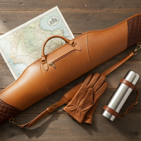 Housse de chasse en cuir imperméable avec fermeture éclair, design extérieur personnalisé, étiquette personnalisée, capacité 20-36L, poignée souple, motif losanges, vente en gros