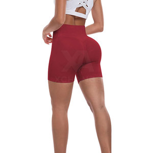 Shorts moldeadores de nylon suave y spandex para mujer, ropa deportiva para gimnasio con tela transpirable y cómoda. - Product Image 4