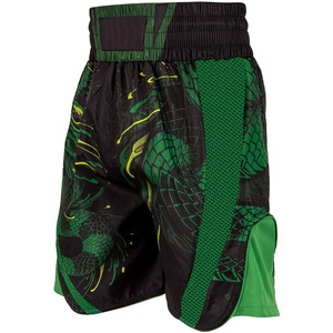 Shorts d'entraînement de boxe élégants et professionnels en polyester, confortables, avec logo personnalisé, impression par sublimation, design durable, ODM/OEM - Product Image 2