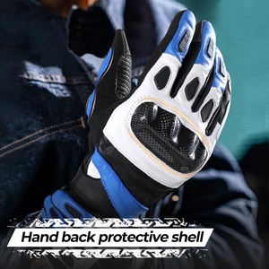 Guantes de Motocicleta de Cuero para Conducir, Diseño Nuevo, Modernos y con Protección - Product Image 4