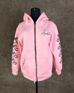 Sweat-shirts à capuche surdimensionnés 500 g/m², coupe courte, impression en relief, haute qualité - Product Image 2