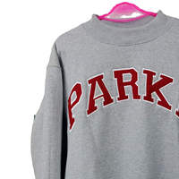 Pull en molleton de coton rose surdimensionné personnalisé par le fabricant, coupe-vent, 430g, avec broderie en chenille de haute qualité