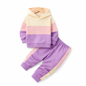 Conjunto Deportivo de Invierno para Niños, Transpirable, de Algodón, Ligero, Informal, con Sudadera con Capucha y Pantalones Deportivos, Personalización OEM ODM - Product Image 4