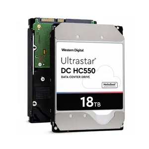 WD Ultrastar DC HC550 18TB Hard Drive 512MB SATA 7200 RPM 0F38459 (WUH721818ALE6L4)