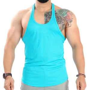 Men Unisex Casual <b>Sports</b> <b>Tank</b> <b>Top</b> Cotton Bamboo Fiber Breathable Nonwoven Front Logo Summer Wear Fitness Workout Vest Gym Sale - Product Image 6