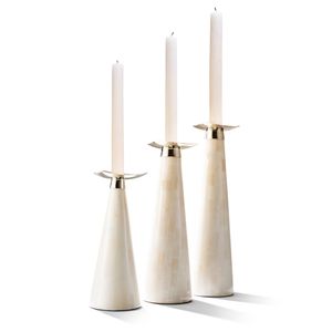 Candelabro Contemporáneo en Forma de Cuerno para Decoración de Mesa de Comedor y Arreglo Decorativo con Luz de Velas Elegante - Product Image 5