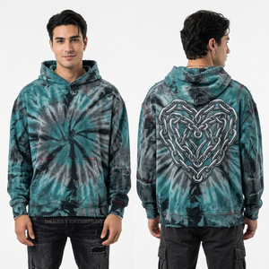 Sweat à capuche minimaliste pour homme, broderie tonale personnalisée, coton biologique 400 GSM, pull-over de luxe streetwear, fabricant de qualité - Product Image 2