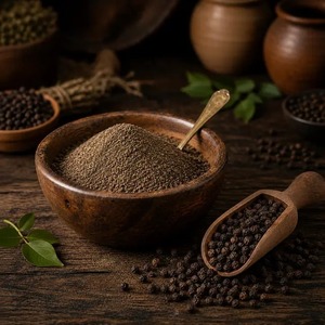 พริกไทยดำพรีเมียมบดละเอียด สำหรับปรุงรสและผสมเครื่องเทศ - Product Image 1