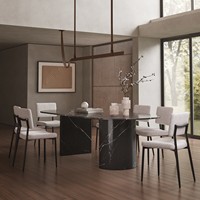 Chaise de salle à manger Vandana Zentrix Ultra Off White avec un design ergonomique moderne et un confort premium