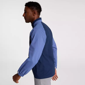 Veste de sport softshell patchwork pour performance athlétique en extérieur, coupe-vent personnalisé par sublimation, veste de golf - Product Image 3