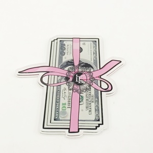 Azulejo de pestañas acrílicas estilo dólar sostenible de nuevo diseño, precio al por mayor de calidad superior, oferta, etiqueta personalizada de azulejo de pestañas de trabajo prolongado - Product Image 4