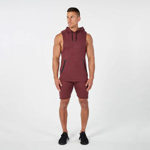 Shorts de sport personnalisés pour hommes, style streetwear, en toile de coton anti-boulochage, avec deux poches - Product Image 6